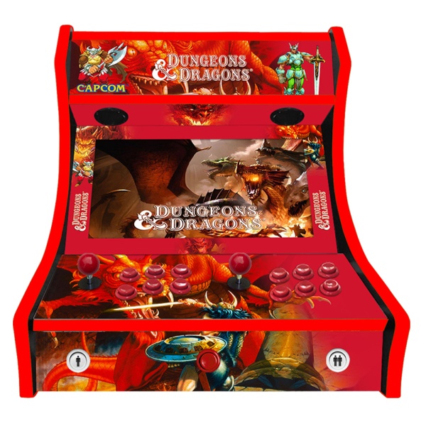 2 Player Bartop Arcade Machine - Dungeons and Dragons Bartop